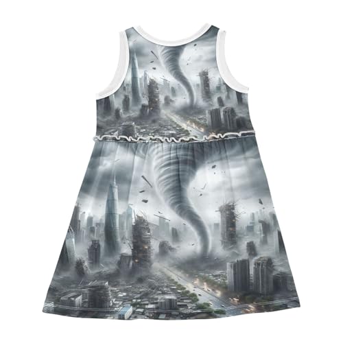 Summer Girl Dress Sleeveless Dresses Toddler Girls Outfits Clothes2