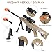 Toy Gun with Soft Bullet Guns, Toy Blasters & Guns with Shell Ejection, Shell Ejecting Shotgun with 10 Foam Soft Bullets & 10 Shells & Scope Sniper, Party Birthday Gifts for Boys Girls Age 8+