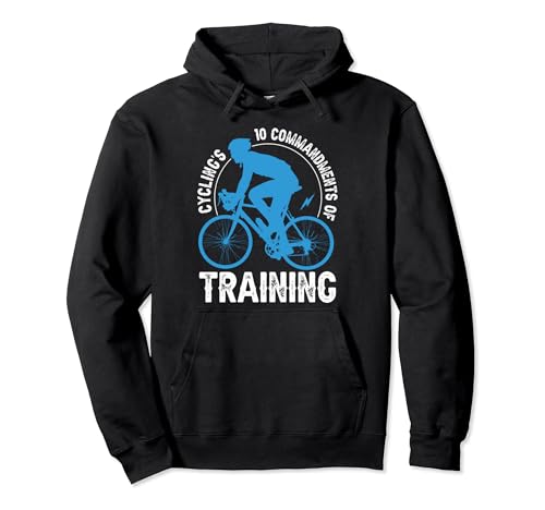 Los 10 mandamientos del entrenamiento del ciclismo Sudadera con Capucha
