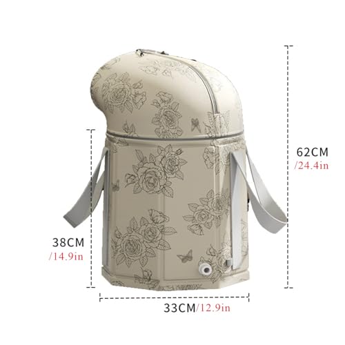 Tina Plegable para Baño de Pies con Protección para Rodilla miniatura 7
