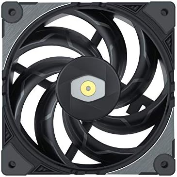 Cooler Master MasterFan SF120M Premium Fan, Inter-Link Fan Blade, 120mm PWM Control, Industrial Material, Anti-Vibration Motor for PC Case, Liquid and Air Cooler (MFZ-B2NN-20NPK-R1)