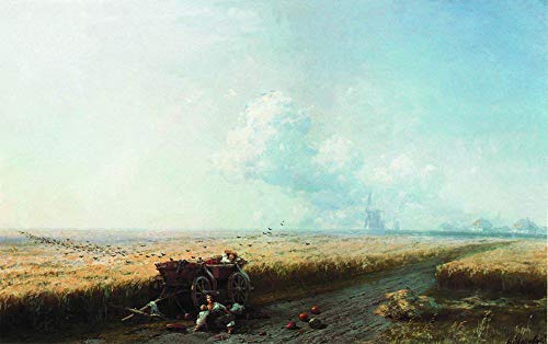 Peinture sur toile récolte en Ukraine Ivan Aivazovsky émotion et lumière
