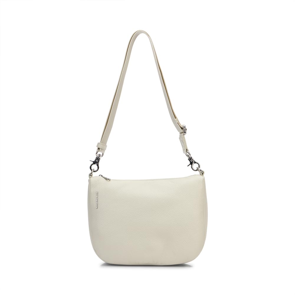 Mandarina Duck Mellow Leather Hobo, Women, Cashmere, Taglia Unica