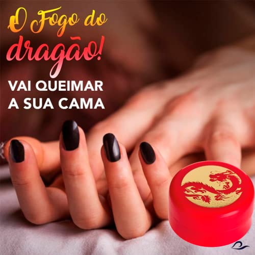 Kit Óleo Beijável de Massagem + Óleo Shock Aquecimento + Pomada Fogo do Dragão