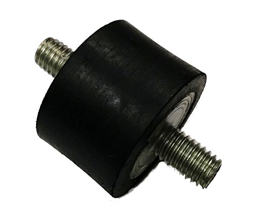Herco 1116 Round Double Stud Black Rubber Vibration Mount (1