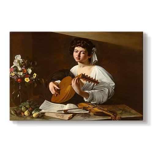 Caravaggio | The Beautiful Lute Player | Abstract Wall Art | LT627