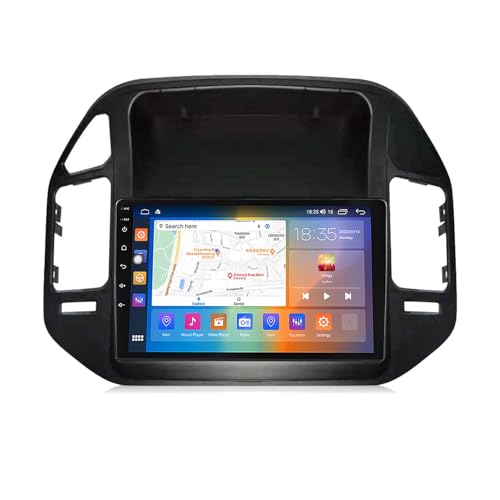 GOHEXA Android 13 Radio Coche Pantalla de 9 Pulgadas Radio 2 DIN para Mitsubishi Pajero V73 con Carplay Inalámbrico/Android Auto Bluetooth/WiFi/GPS/FM/RDS/USB+AHD Cámara (Size : M300S(3G+32G))
