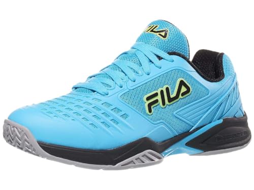 Fila Axilus 2 Energized Mens Tennis Shoe Hawaiian Ocean/Silver Sconce/Black (US Footwear Size System, Adult, Men, Numeric, Medium, 9)
