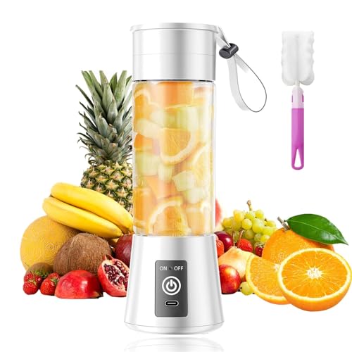Image of Cordless Personal Size Portable Blender -Upgraded Blender for Shakes & Smoothies, 13 Oz BAP Free Juice Cup & USB Rechargeable, Freshly Squeezed in Picnic /Sports /Gym