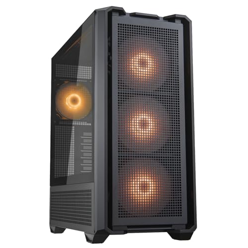 2 superfici angolate sulla parte anteriore e laterale flusso d'aria diretto con precisione, raffreddando la CPU e la scheda grafica dove è più necessario.