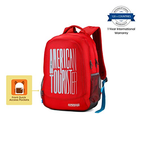 Image of American Tourister 32 Ltrs Black Casual Standard Backpack (Amt Fizz SCH Bag 02 - Black) Ohio Polyester 55 Cms Blue Travel Duffle (Fj9 (0) 01 001)