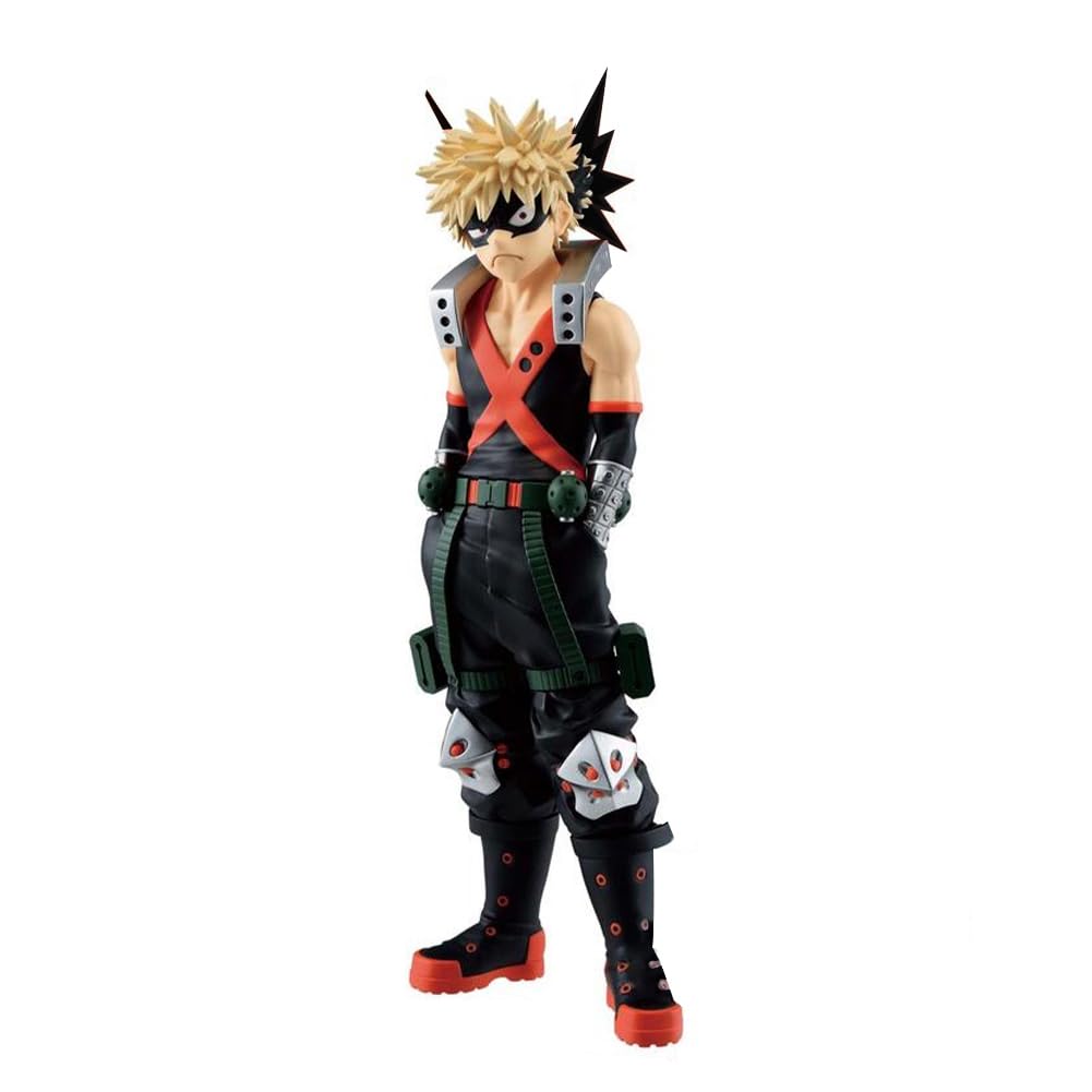 Tongyundacheng MHA Bakugou Katsuki Figure Anime Collectible Statue PVC Standing Pose Action Figure Home Desk Decorations, 17cm