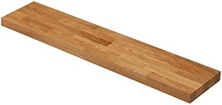 WORKTOP EXPRESS Solid Oak Timber Block Floating Shelf - Available in a Variety of Sizes (Oak, 900mm x 200mm x 40mm)