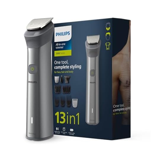 Philips India's No.1 Men's Trimmer | Skin Safe Grooming I 13-in-1 Essential Body Kit - Body, Face & Private Parts I 3 Year Warranty I 120 min runtime I 5 min Quick Charge MG5930/65