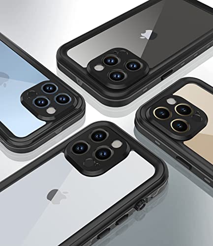 Coque imperméable iPhone 13 Pro Max anti-rayure protège objectif photo noir - 7