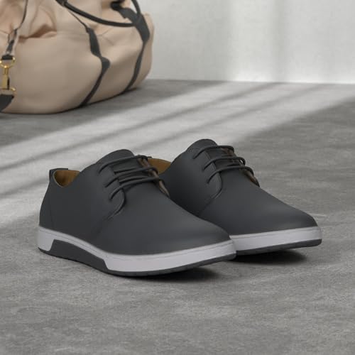 Image of ZZHAP Men's Casual Oxford Shoes Breathable Flat Fashion Sneakers