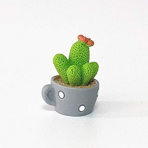 Car Dashboard Ornament Cute Green Plant Cactus Small Potted Spring Office Cab Small Gadget Decoration Interior