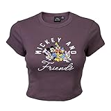 Junior's Mickey & Friends Classic Pals T-Shirt - Maroon - X Large