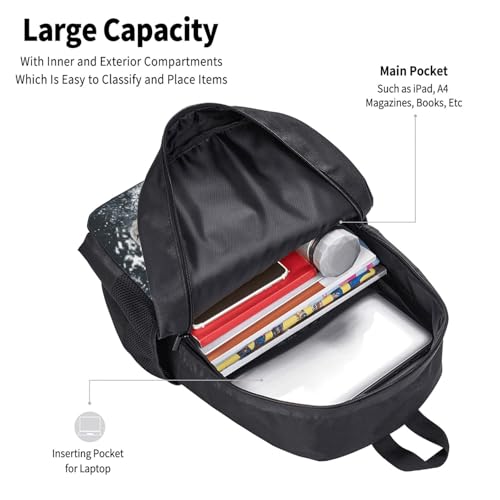 Image of #10 Mbappe #7 Adult Simplicity Backpacks Bag Laptop Bag Bookbag Backpack 16.5 Inch For Daily