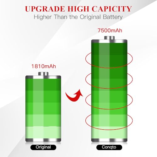 Conqto 7500Mah Upgraded Battery For Iphone 6 thumb #1
