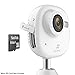 EZVIZ Mini Plus Indoor Day & Night 1080p Wi-Fi Cloud Camera with 25' Night Vision, 2-Way Audio, 2.8mm Fixed Lens, 1920x1080, Up to 30fps, H.264, White