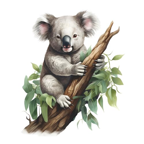 Vinilo decorativo koala acuarela para pared miniatura 3