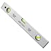 Aexit Horizontal Vertical Measuring Tools 45 Degree 400mm Gradienter Spirit Level Silver Tone Model:47as182qo502