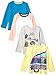 Produktbild Spotted Zebra 4-Pack Long-Sleeve fashion-t-shirts, Forest Friends, 2T, 4er