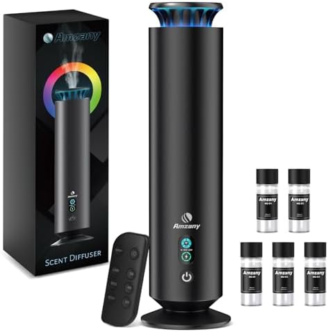 Waterless Scent Diffuser Kit,Scent Diffuser with 7 Lights and Bre...