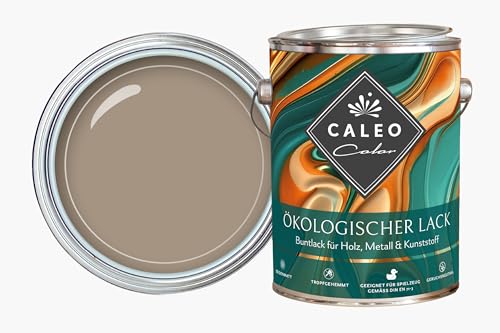 Caleo Color Vernice rovere pietra 0,68 litri – vernice ecologica per mobili – naturale, senza solventi, adatto ai giocattoli