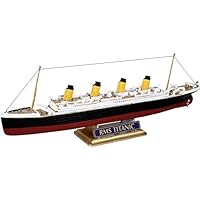 Revell RV05804 Modellbausatz Schiff 1:1200 - R.M.S. Titanic im Maßstab 1:1200, Level 3, originalgetreue Nachbildung mit vielen Details, Kreuzfahrtschiff, 05804