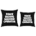 Fence Making Machine Operator Throw Pillow