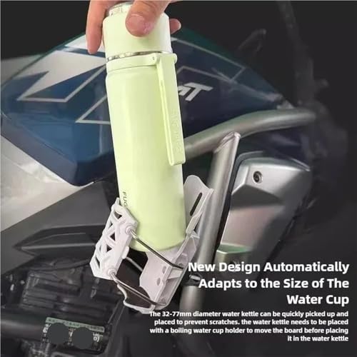 Porte-gobelet pour vélo moto E réglable avec pince de cyclisme robuste - 4