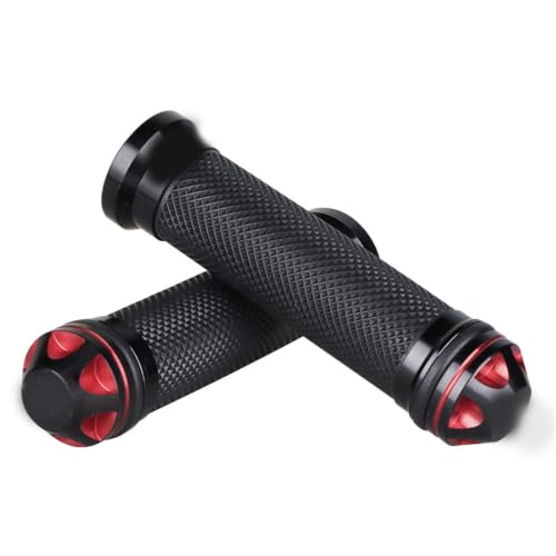 Poignées moto CNC aluminium et gel de caoutchouc 22mm pour guidon Yamaha