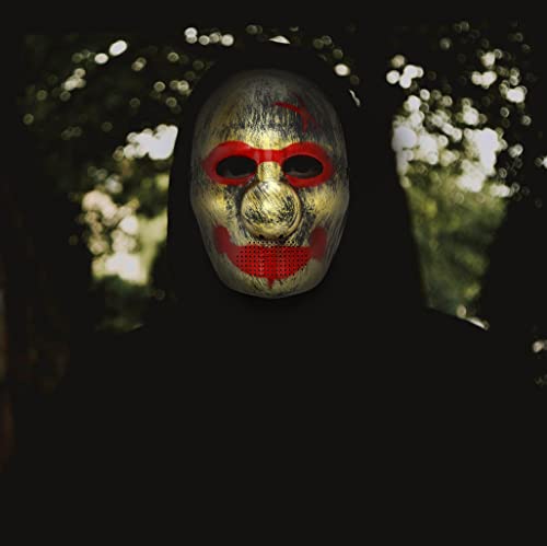 Komonee 2 x Halloween Mask Big Nosed Smile Gold Costume Adult Outfit Scary Spooky Horror Party Face Fancy Dress Cosplay For Men Women (HM9) - Image 3