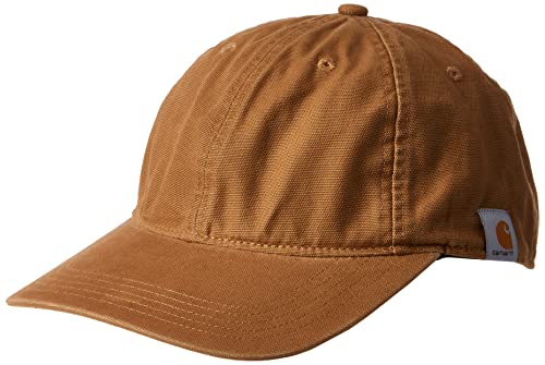 Carhartt Men's 103938 Cotton Canvas Cap - One Size Fits All - Carhartt Brown