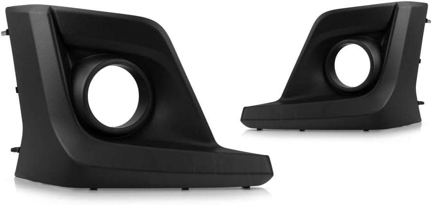 KarParts360 For Subaru Crosstrek 2018 2019 2020 Fog Light Trim Passenger Side | Front | Textured Black | Replacement For SU1039121 | 57731FL082