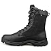LUDEY Bottes ranger Homme Chaussure Militaire Avec fermeture éclair latérale YKK Bottes Tactiques Homme Chaussures Commando Bottes de Combat 928-Noir -44EU