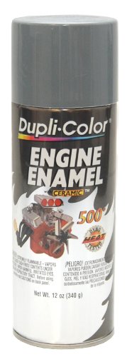 Dupli-Color DE1611 Engine Enamel Spray Paint with Ceramic - Ford Gray - 12 oz Aerosol Can