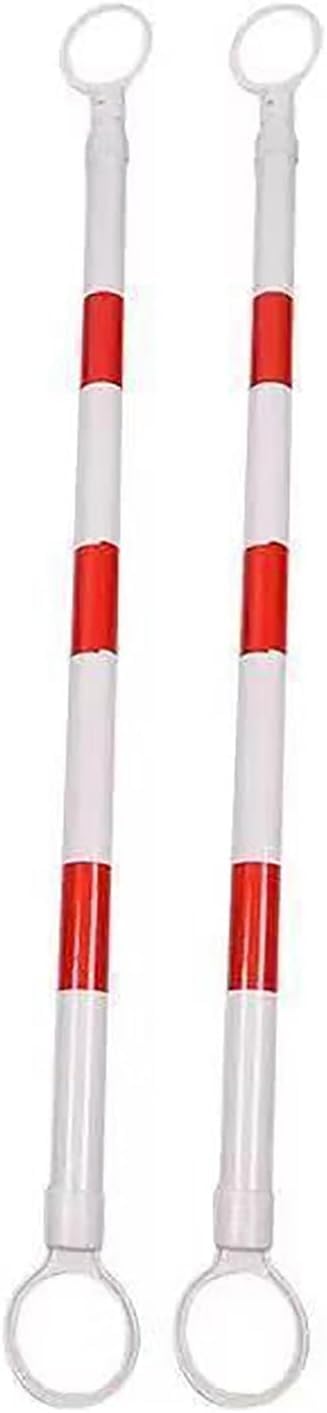 Iahigsujk Red Traffic Cone Pole Connecting Pole Barricade Pole(Red)