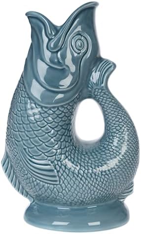 Roze Glug Jug Grote 1.4L - Viswaterkruik Decoratieve Visvaas Ornament Karaf Met Iconische Uitstraling - View #4