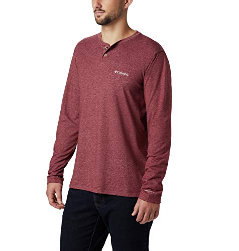 Columbia Henley Thistletown Park t-shirt respirant et confortable en rouge jaspe