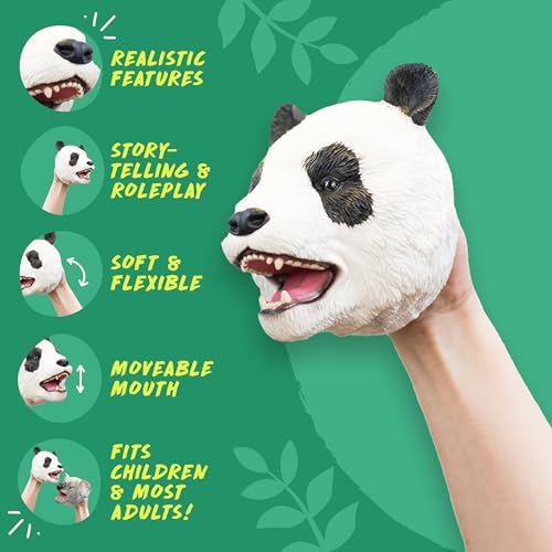 Wild Thingz Panda Hand Puppet for Kids - Image 2