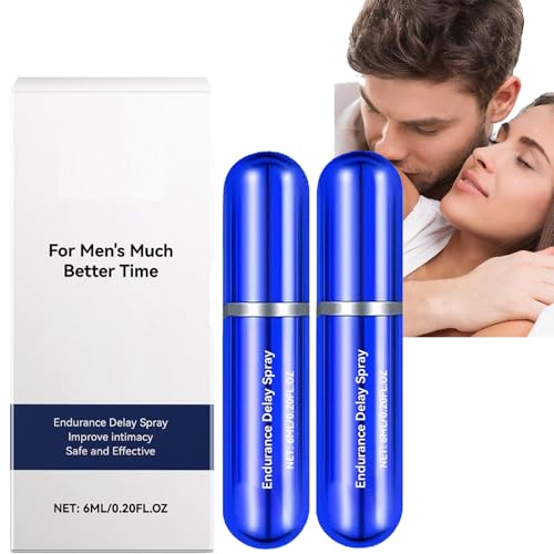 3Stück Verzögerungsspray für Männer 6ml, Delay Spray Mann mit Sofortwirkung, Potenzmittel für mehr Ausdauer & Intimität, Erektionshilfe Für Männer, Paar-Unterstützung (A-2Stück)