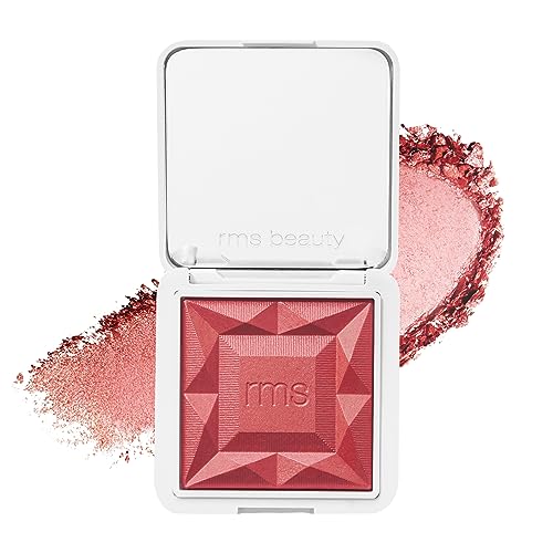 RMS Beauty Redimension Hydra Powder Blush – Hydrating Mineral Powder Blush with Buildable Natural Color, Lightweight Long-Lasting Finish, Clean & Cruelty-Free 0.15 oz