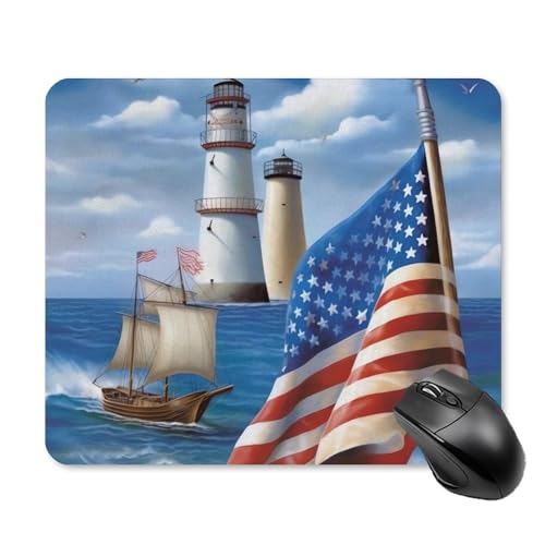 Tapis de souris antidérapant fini les glissements avec la surface lisse Sea to Shining Sea