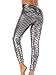 Alaroo Women Metallic Mermaid Print Scale Leggings Party Costume Silver M