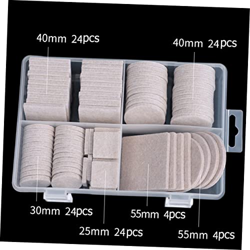 ULTECHNOVO 104piezas Alfombra Silenciosa De Fieltro Grueso Almohadillas Protectoras para Sillas y Mesas Protector De Suelo Antideslizante para Living y Dormitorios - imagen 2