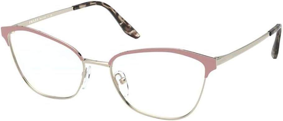 Prada - PR62XV Matte Pink/Pale Gold Cat Eye Women Eyeglasses - 54mm