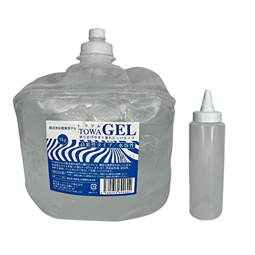 純国産超音波ゲル TOWAゲル 5kg エコーゼリー 保湿 詰替用ボトル付き 超音波検査ゼリー